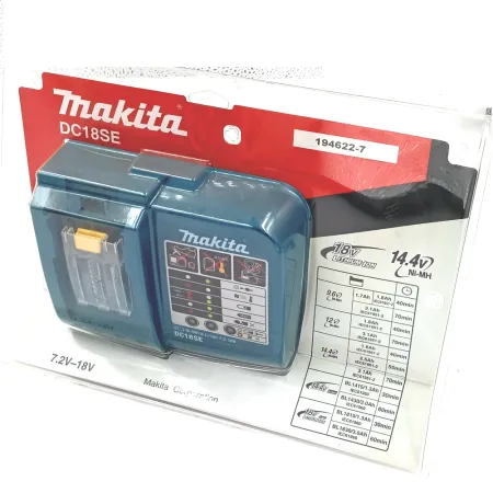 CARICABATTERIA MAKITA DA AUTO DC18SE DA 7.2 A 18 V