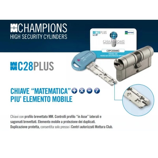 CILINDRO MOTTURA C28 PLUS (NEW)