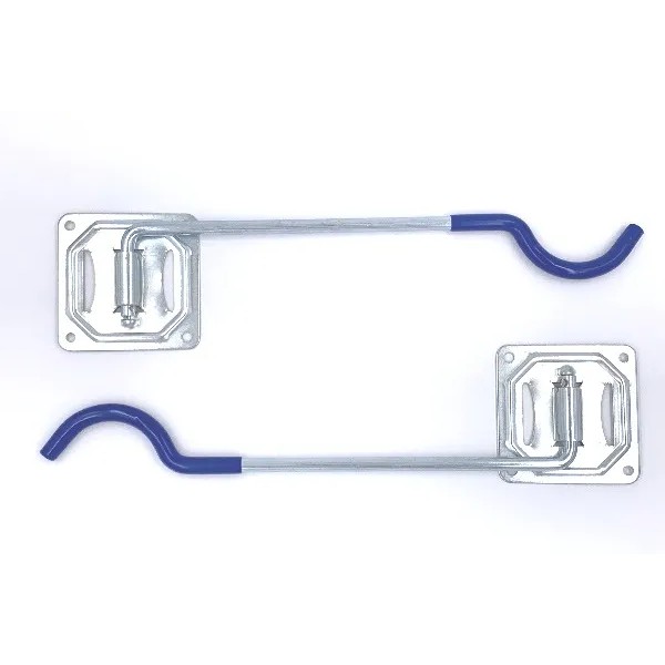 COPPIA SUPPORTI PORTABICI MINUTEX 821 A PARETE ZINCATI