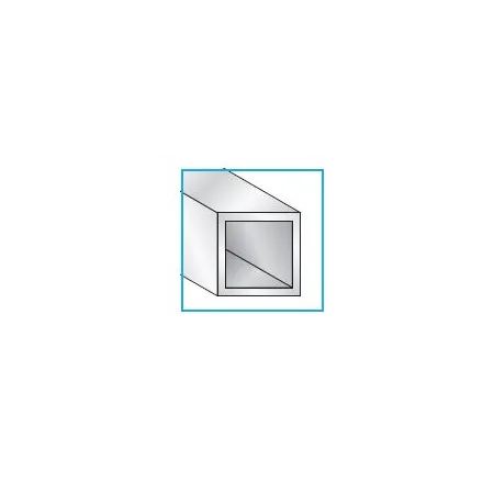 PROFILO QUADRO IN ALLUMINIO ANODIZZATO IN BARRE DA 2 METRI