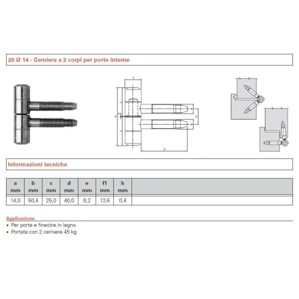 CERNIERA ANUBA SFS ART.20 OTTONATO   NS20OT