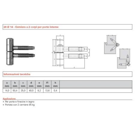 CERNIERA ANUBA SFS ART.20 OTTONATO   NS20OT