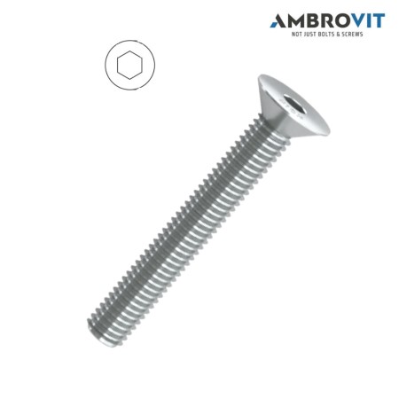 VITE PER METALLO TESTA SVASATA ESAGONO INCASSATO IN FERRO ZINCATO VITE PER METALLO TESTA SVASATA ESAGONO INCASSATO IN FERRO ZINCATO