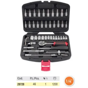 SERIE BUSSOLE OMMA ATTACCO 1/4" (46 PZ) -OFFERTA-