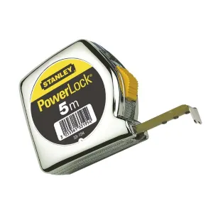 FLESSOMETRO STANLEY POWERLOCK 0-33-195 NASTRO MT. 5 X 25 MM -PROMO -