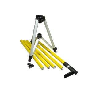 ASTA PORTA LIVELLA STANLEY 1-77-022 CON TREPIEDE E 5 SEZIONI ALTEZZA MAX MT. 3,60 -OFFERTA-