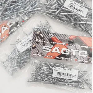 RIVETTI IN ALLUMINIO BLISTER DA 100 PEZZI