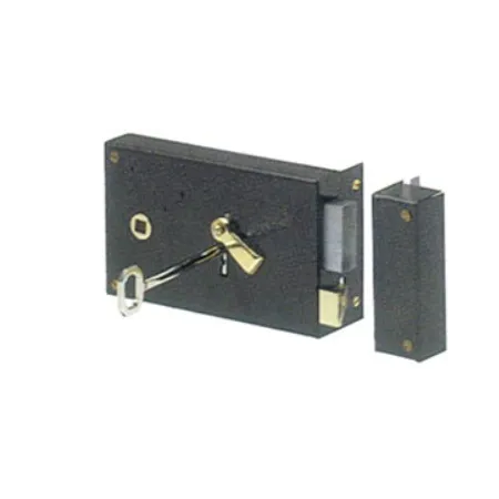 SERRATURA BONAITI DA APPLICARE ART.177 SCATOLA LARGHEZZA 140 mm ENTRATA 60 mm SINISTRA