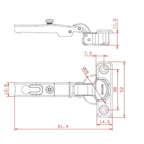 CERNIERA SALICE D.26 PIANA  C6A7C99