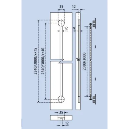 RADDRIZZA ANTE SLIDING mod.APE con ASTA Mt3 ALLUM.