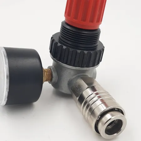 RIDUTTORE DI PRESSIONE DA 1/4" CON MANOMETRO