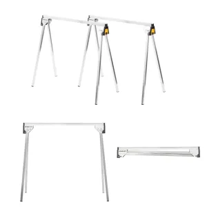 COPPIA CAVALLETTI ESSENTIAL IN METALLO STANLEY STST81337-1 - PROMO -