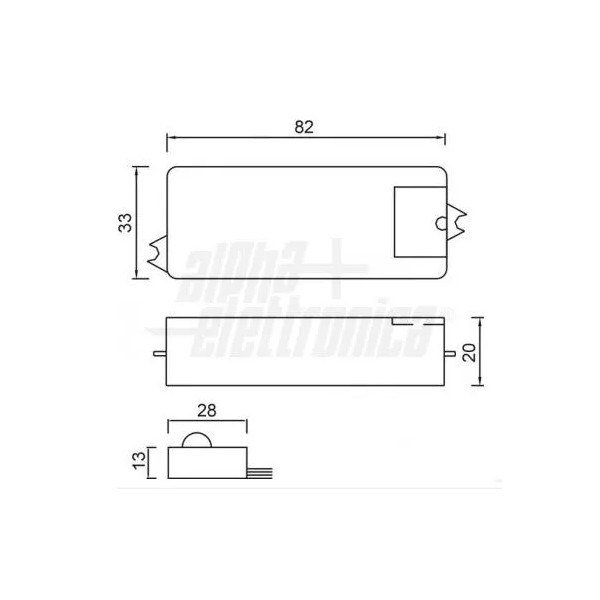 CONTROLLER X LED C/SENSORE PIR (DI MOVIMENTO)