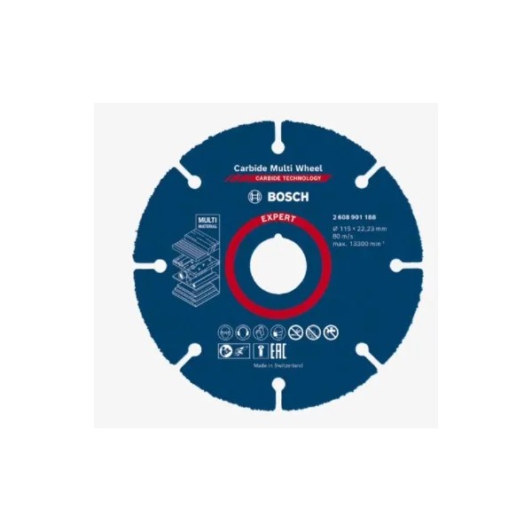 Disco Bosch Carbide Multi Wheel D.115 blu