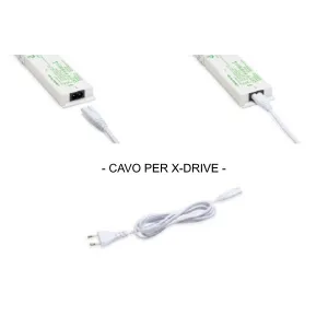 CAVO ALIMENTAZIONE DA MT.2,0 CON SPINA PER ALIMENTATORE  X-DRIVER - PROMO-