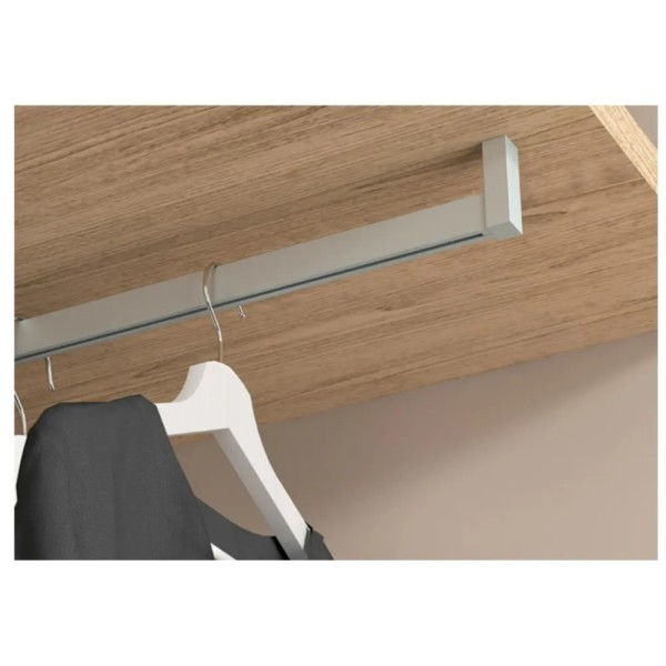 Reggitubo Emuca Set Dx+Sx Tubo Appenderia 30x15mm Argento Zama