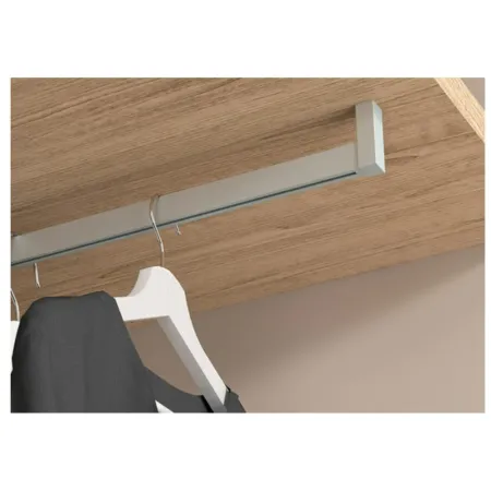 Reggitubo Emuca Set Dx+Sx Tubo Appenderia 30x15mm Argento Zama