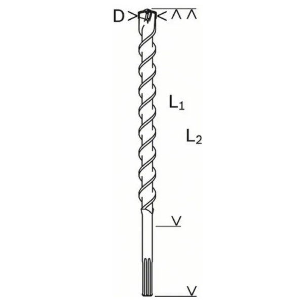 PUNTA BOSCH SDS MAX SPEED-X