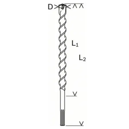 PUNTA BOSCH SDS MAX SPEED-X