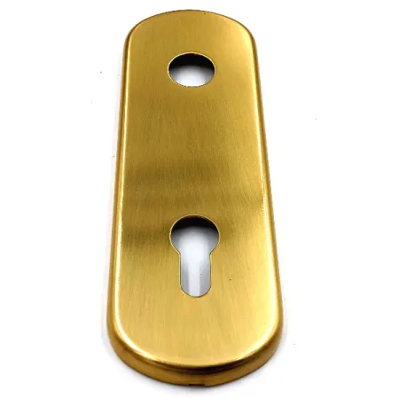 PLACCA GPB FORO YALE INTERASSE 85 OTTONE LUCIDO