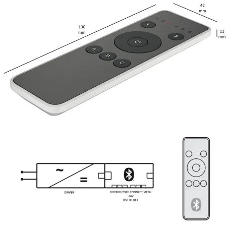 TELECOMANDO BLUETOOTH HAFELE CONNECT MESH 850.00.040