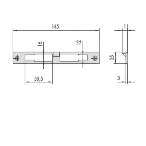 CONTROPIASTRA CISA 06035-00-0