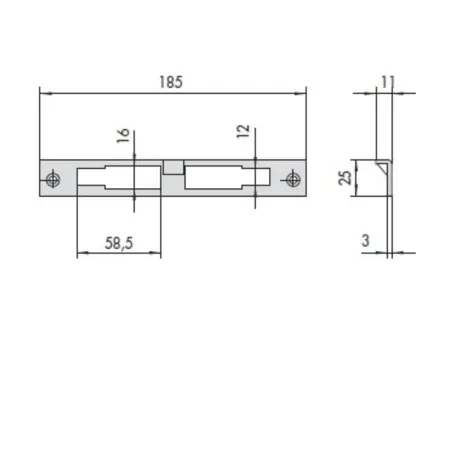 CONTROPIASTRA CISA 06035-00-0