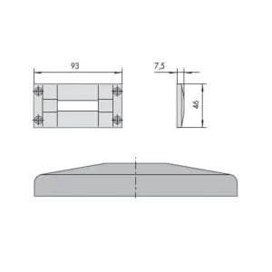 CONTROPIASTRA CISA 06062-00-0