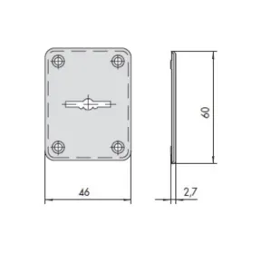 BOCCHETTA CISA 06082-00-0 OTT.DOPPIA MAPPA ESTERNA