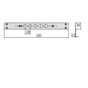 CONTROPIASTRA CISA 06221-00-0