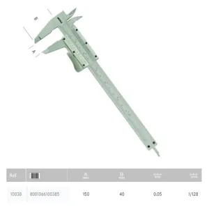 CALIBRO METRICA VENTESIMALE INOX SATINATO OFFERTA