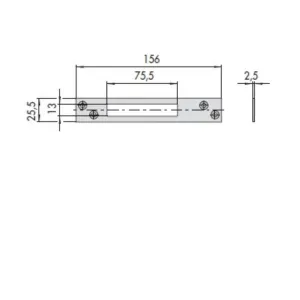 CONTROPIASTRA CISA 06232-00-0