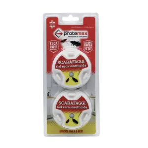 ESCA IN GEL PER SCARAFAGGI IN BOX CONFEZIONE DA 2 PEZZI PROTEMAX -OFFERTA-