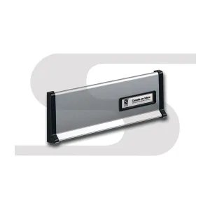 PLACCA IMBUCALETTERE SILMEC S600 ALLUMINIO ARGENTO  COD.10-600.72