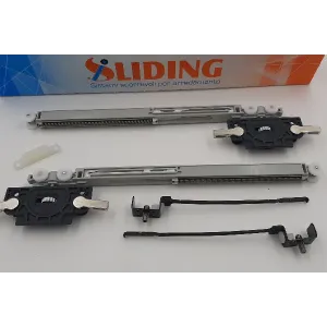 KIT SCORREVOLE SLIDING mod.COLIBRI' CLIP RAPIDA + 2 DECELERATORI