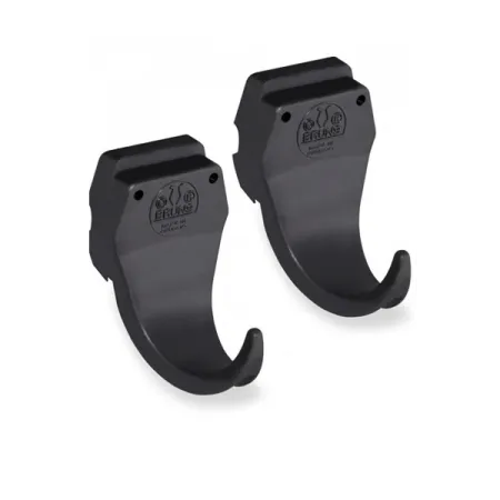 GANCI PLASTICA PER BARRA O MURO BRUNS -A COPPIA - PROMO -