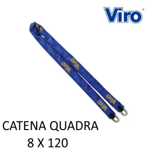 CATENA VIRO CM.120 A SEZIONE QUADRA DA MM.8 CON STOFFA