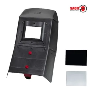 MASCHERA SALDARE ECOLINE CON VETRO NERO E TRASPARENTE