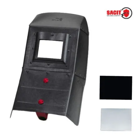 MASCHERA SALDARE ECOLINE CON VETRO NERO E TRASPARENTE