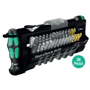 SET INSERTI E BUSSOLE WERA TOOL-CHECK PLUS -PROMO-