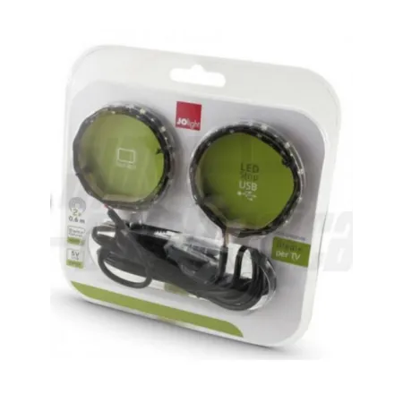 KIT D'ILLUMINAZIONE PER TV A 2 NASTRI DA 0,6 MT CON INGRESSO USB OFFERTA