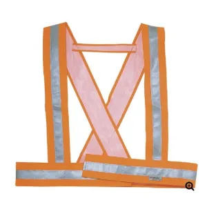 BRETELLE ALTA VISIBILITA' DELTA PLUS ARANCIO FLUO
