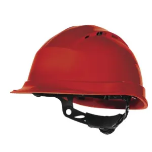 ELMETTO CANTIERE DELTA PLUS QUARTZ-UP IV ROSSO