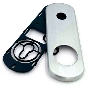 PLACCA DIERRE ESTERNA LUNGA PER DEFENDER D.42 CROMO SATINATA