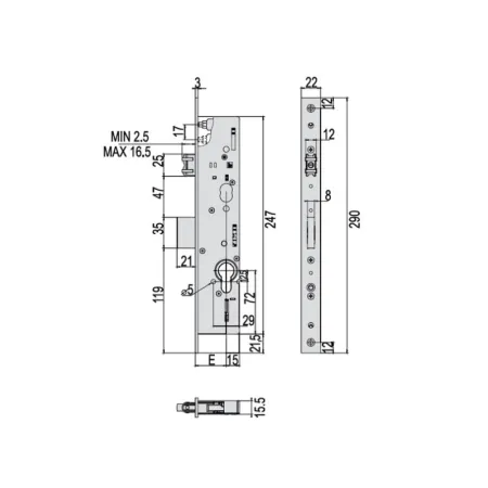 SERRATURA CISA 49250