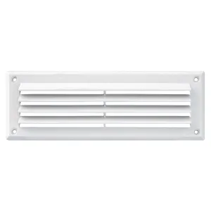 GRIGLIA AEREAZIONE MM 227X80 PLASTICA BIANCA