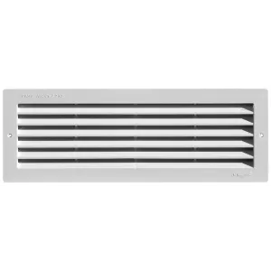 GRIGLIA AEREAZIONE MM 370X130 PLASTICA BIANCA