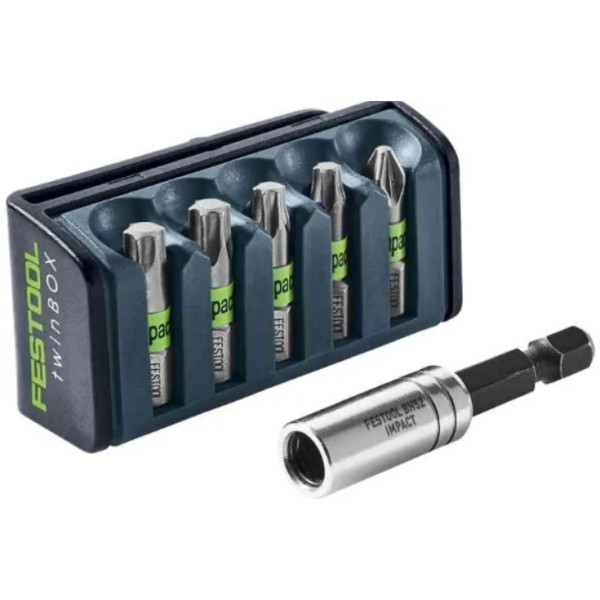SET INSERTI FESTOOL IMPACT 5 BIT+PORTAINSERTI cod.204381