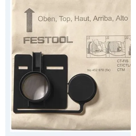 SACCHETTO FILTRO FESTOOL per ASPIRATORE FIS- CT 44