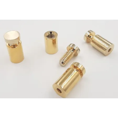 DISTANZIALE TARGHE D.13 H.19 mm ORO LUCIDO -PROMO-